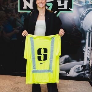 SABRINA IONESCU - Construction PROMO T-shirt for Sabrina's 3 shoe! NEW NEW
